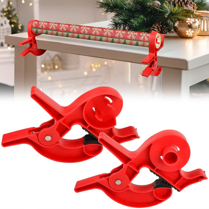 2 x wrapping paper cutters, wrapping paper clips with tape dispenser
