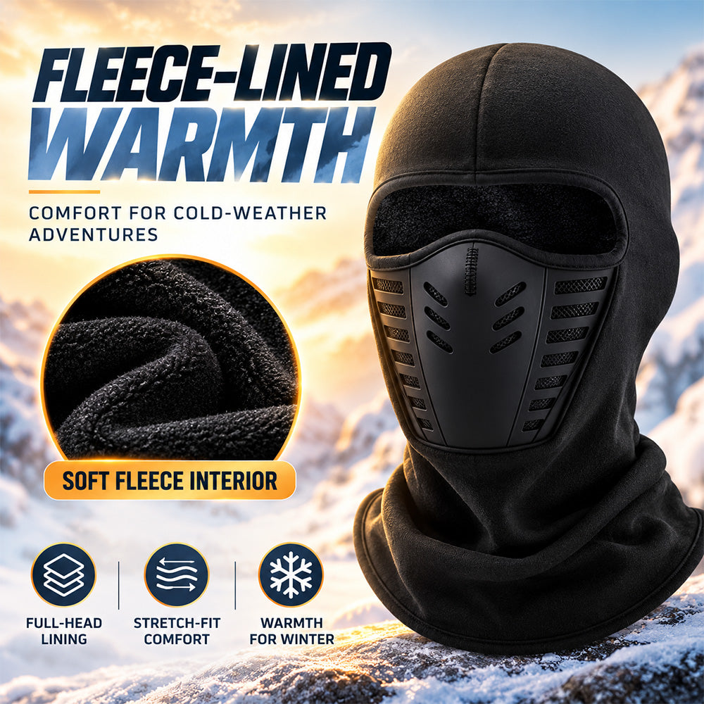 Winter Windproof Balaclava – Water-Resistant Full Face Mask for Cycling, Skiing & Motorcycling