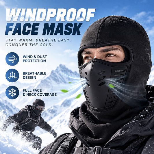 Winter Windproof Balaclava – Water-Resistant Full Face Mask for Cycling, Skiing & Motorcycling