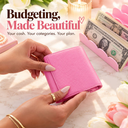 Women's Textured Wallet with Card Slots, Cash Compartment & Zipped Coin Pocket
