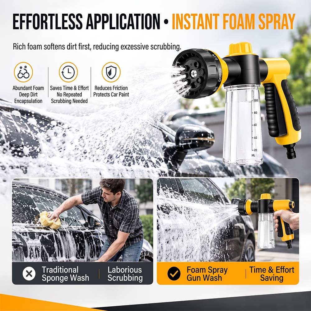 8-in-1 Multi-Use Cleaning Foam Sprayer 🧼✨