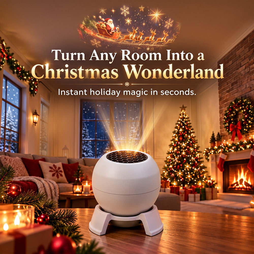 🎄 Turn Any Room Into a Christmas Wonderland – Holiday Projection Night Light