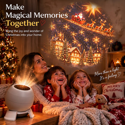 🎄 Turn Any Room Into a Christmas Wonderland – Holiday Projection Night Light