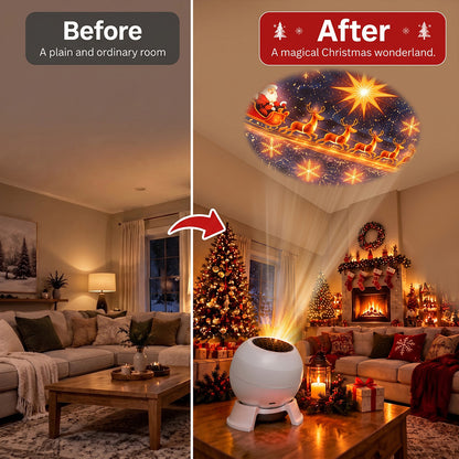🎄 Turn Any Room Into a Christmas Wonderland – Holiday Projection Night Light