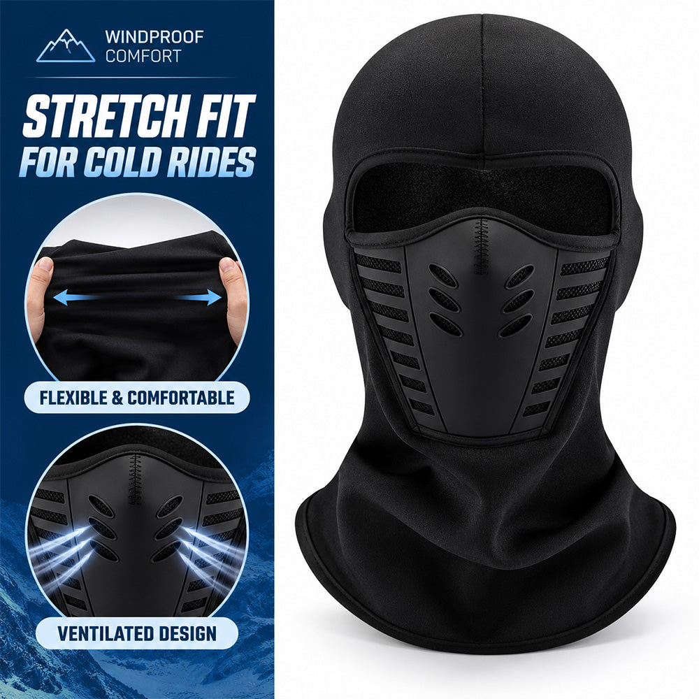 Winter Windproof Balaclava – Water-Resistant Full Face Mask for Cycling, Skiing & Motorcycling