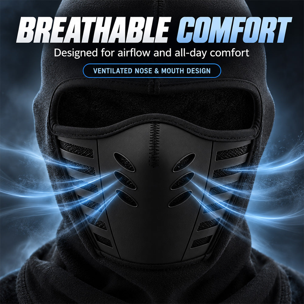 Winter Windproof Balaclava – Water-Resistant Full Face Mask for Cycling, Skiing & Motorcycling