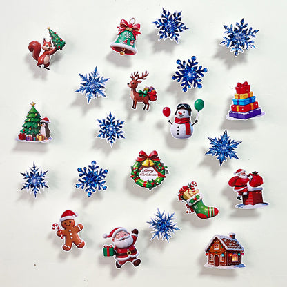 🎄✨ LED Christmas Wall Decals 🎅💡