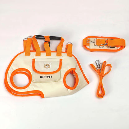 🐶2-in-1 Portable Breathable Pet Carrierk