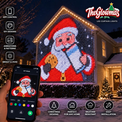 400-LED string lights with remote control – create your own light patterns for the Christmas tree, windows, and garden ✨