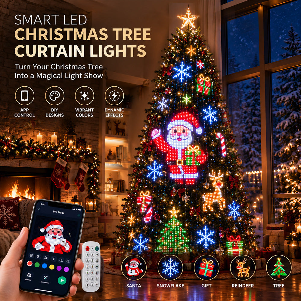 400-LED string lights with remote control – create your own light patterns for the Christmas tree, windows, and garden ✨