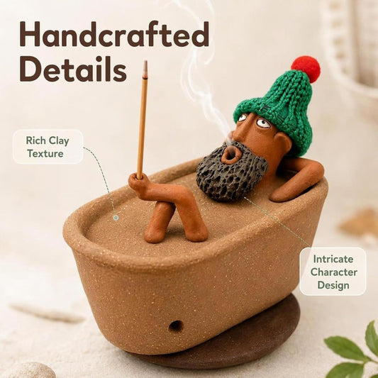 🛁 Handmade bathtub-shaped aroma diffuser – Decorative & cozy