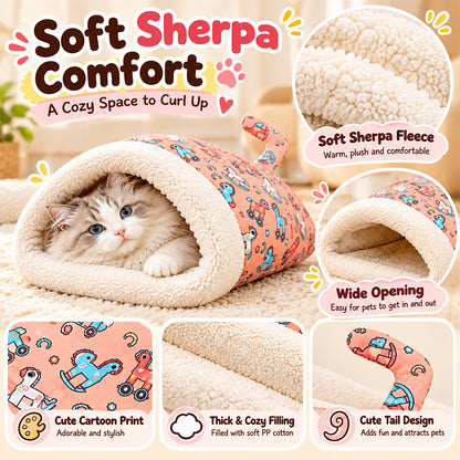 Cozy Cat Nest Bed – Soft, Warm and Comfortable Sleeping Cave for Cats