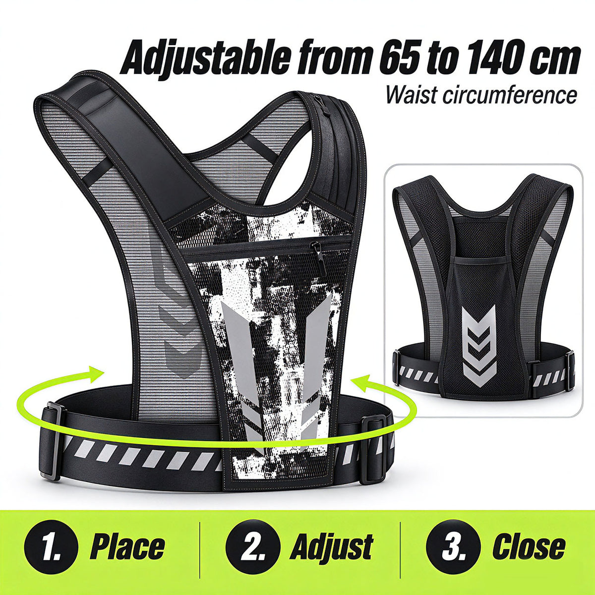 🌙 Reflective Running Backpack for Night Runs 🏃