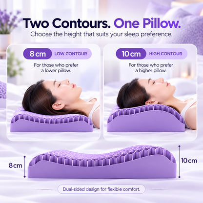 TPE Honeycomb Gel Pillow – Washable Adaptive Support Pillow