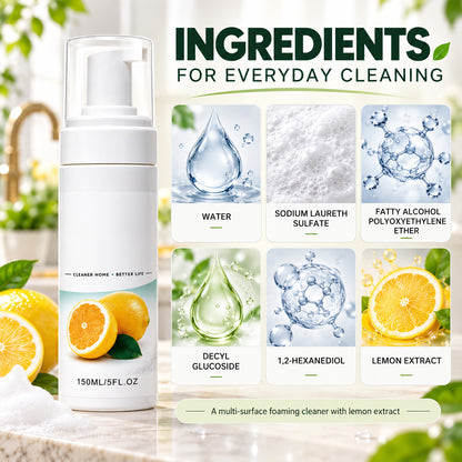 Heavy-Duty Multi-Purpose Foam Cleaner – No-Rinse Stain Remover and Degreaser