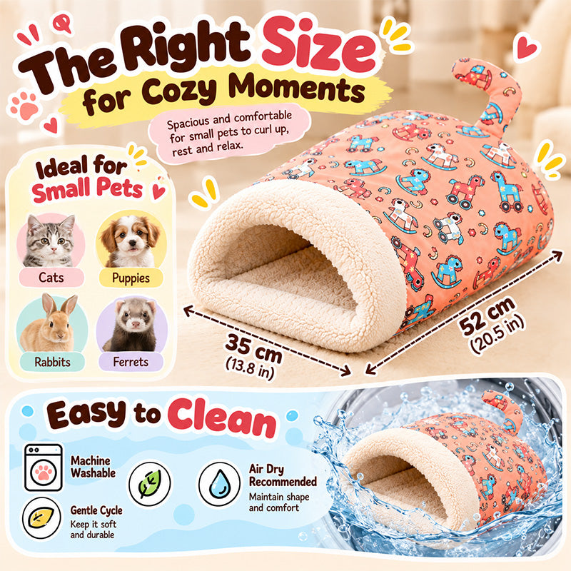 Cozy Cat Nest Bed – Soft, Warm and Comfortable Sleeping Cave for Cats