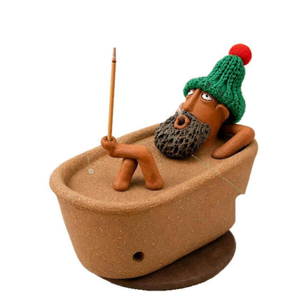 🛁 Handmade bathtub-shaped aroma diffuser – Decorative & cozy