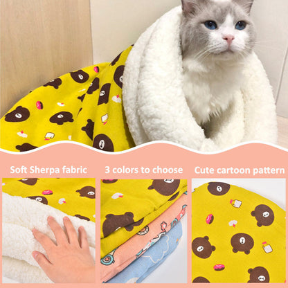 Cozy Cat Nest Bed – Soft, Warm and Comfortable Sleeping Cave for Cats