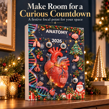 🎄 Anatomy Christmas Advent Calendar – Unique Organ-Shaped Ornaments & Holiday Surprises for Nurses, Medical Students & Science Lovers ！！！🎁