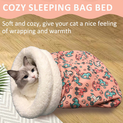 Cozy Cat Nest Bed – Soft, Warm and Comfortable Sleeping Cave for Cats