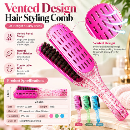 TYII™ Double-Sided Hair Styling Comb for Smoothing & Detangling