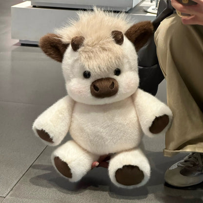 Running Scottish Highland Cow Stuffed Animal