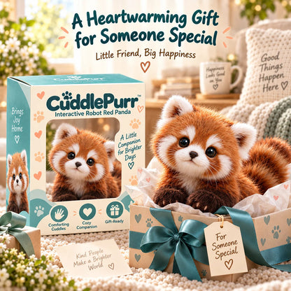 Tyiimax™ Red Panda -Interactive Plush Companion IALittle Friend, A Lot Of Love