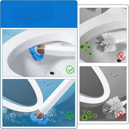 Wall-Mounted Disposable Toilet Brush Set