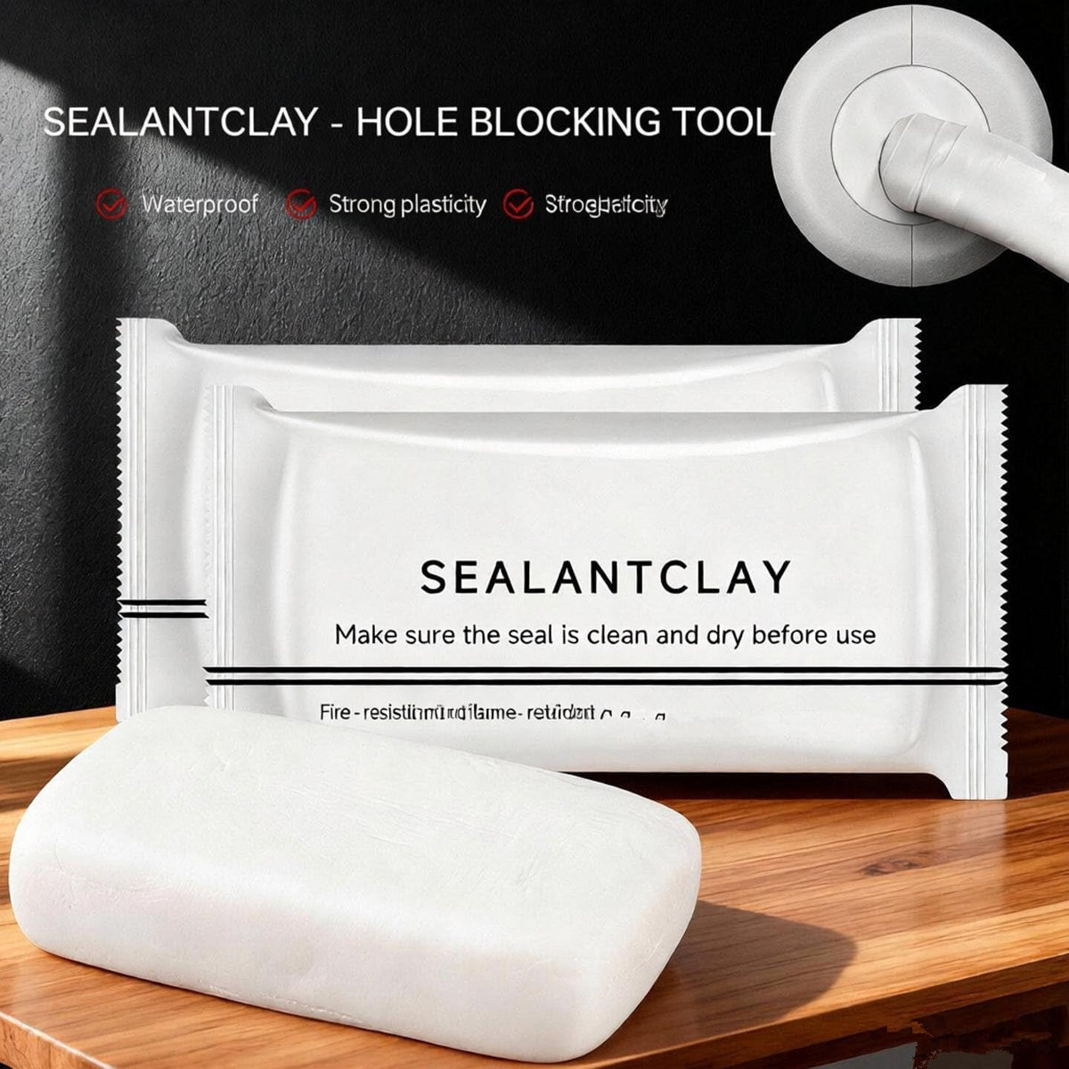 White Waterproof Sealing Clay