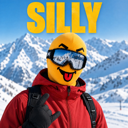 😎 Fun Face Ski Mask – Warm & Playful Balaclava