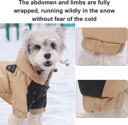 Pet Winter Warm Coat with Hood – Graphene Heated Waterproof Dog Jacket