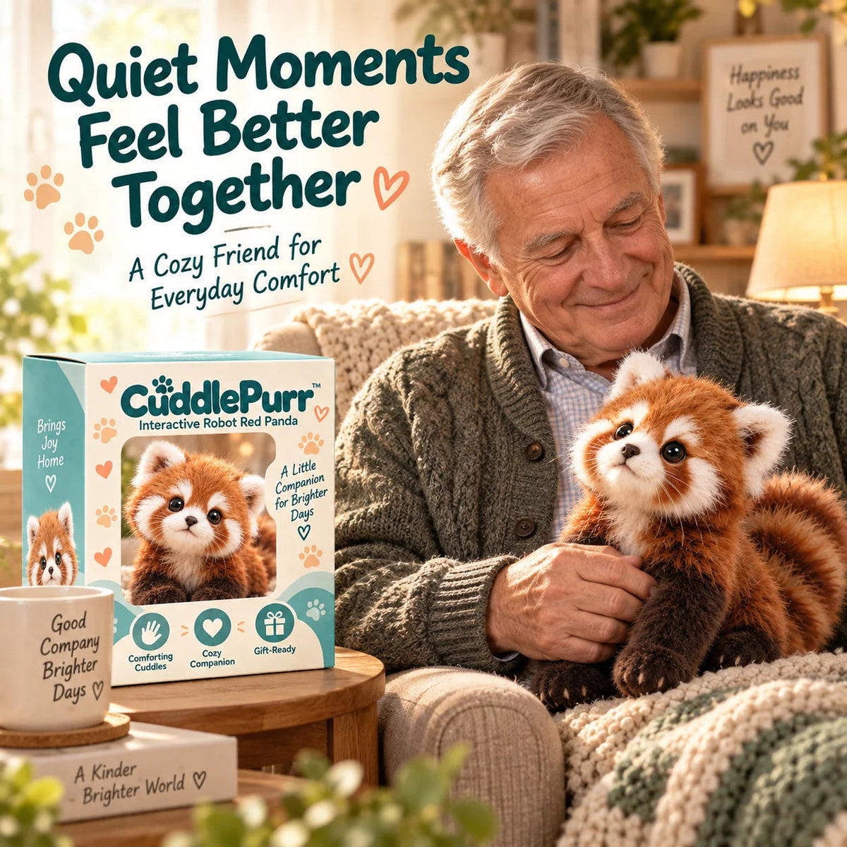 Tyiimax™ Red Panda -Interactive Plush Companion IALittle Friend, A Lot Of Love