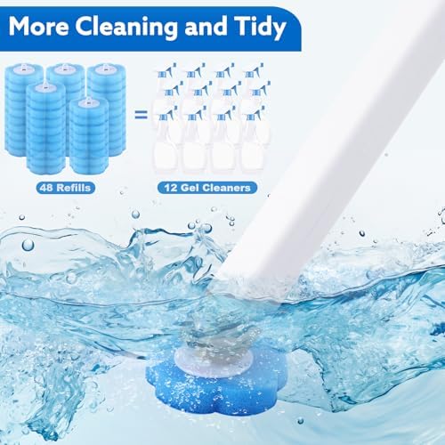 Wall-Mounted Disposable Toilet Brush Set