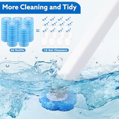 Wall-Mounted Disposable Toilet Brush Set