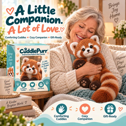 Tyiimax™ Red Panda -Interactive Plush Companion IALittle Friend, A Lot Of Love