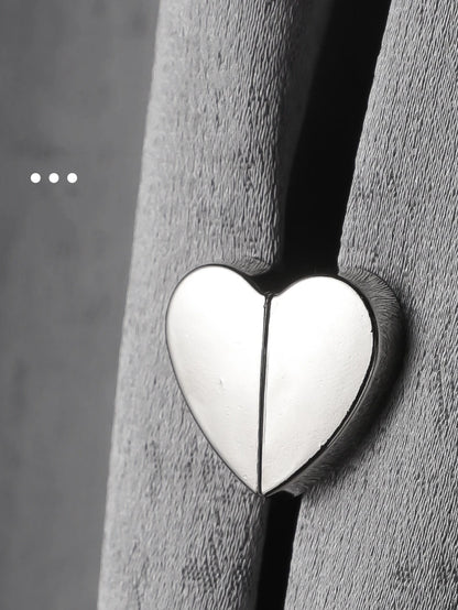 10 Pcs Heart-shaped Curtain Magnetic Clips