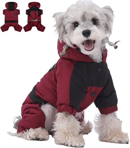Pet Winter Warm Coat with Hood – Graphene Heated Waterproof Dog Jacket