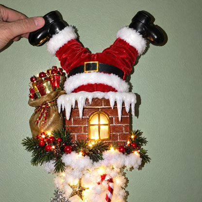🎅😂 Stuck Santa Christmas Decoration | Hilarious Festive Fun 🎄🎁
