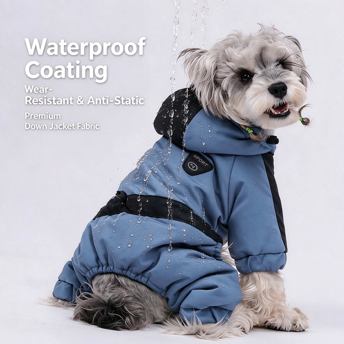 Pet Winter Warm Coat with Hood – Graphene Heated Waterproof Dog Jacket