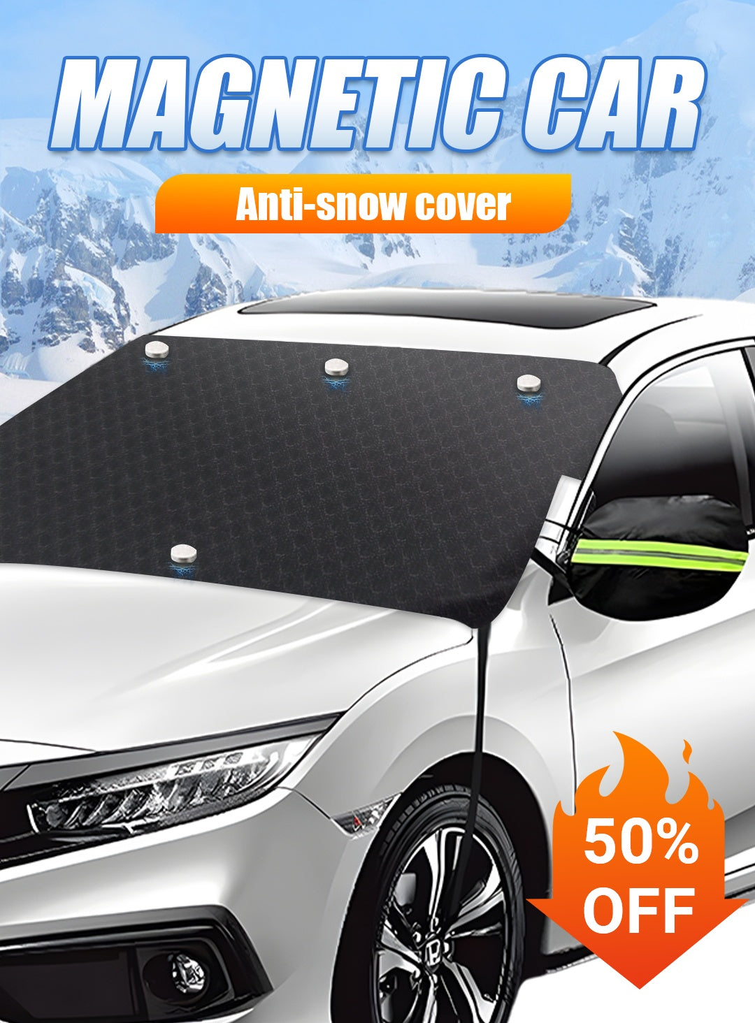 ⛄️Winter Sale ❄️All Seasons Sunshade Ice Cover