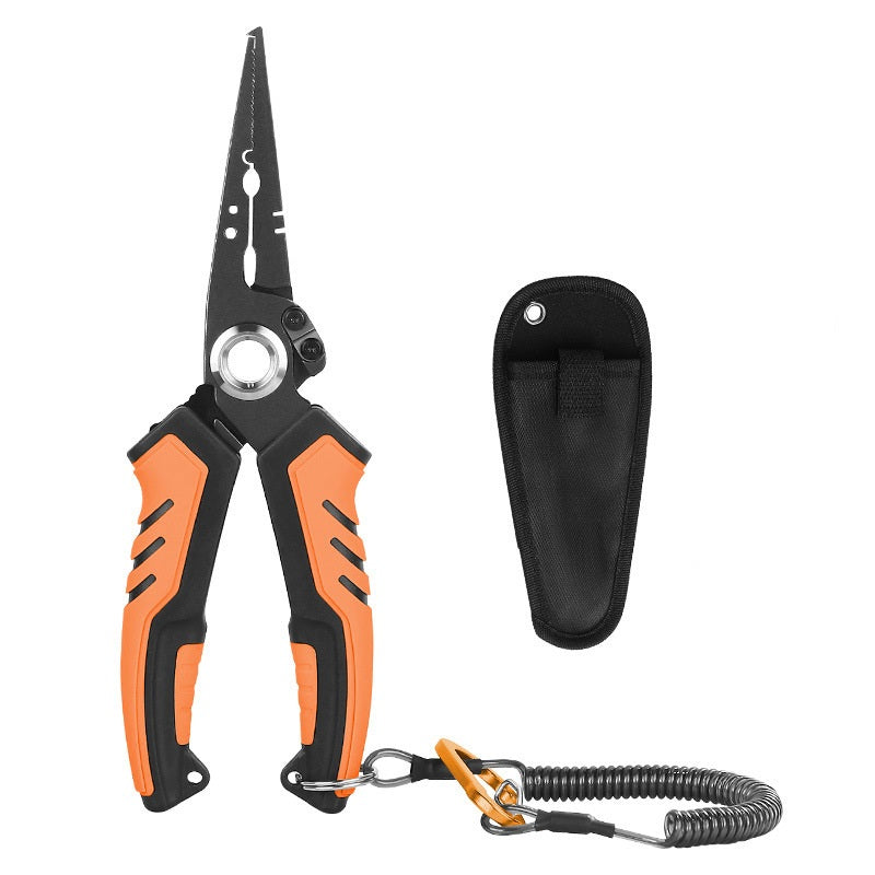 Multifunctional Fishing Pliers with Line Cutter – Lightweight & Locking Design