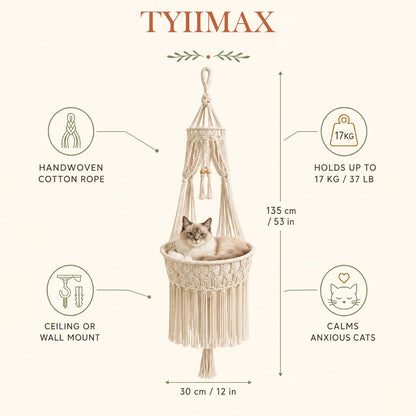 TYIIMAX™ Handwoven Cat Bed