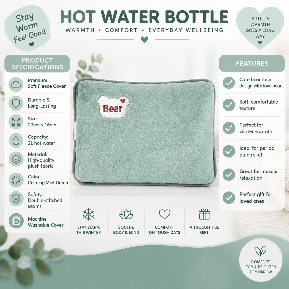 Rechargeable hot water bottles, heat packs, explosion-proof heat pads