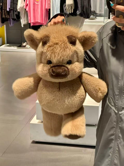 Running Scottish Highland Cow Stuffed Animal