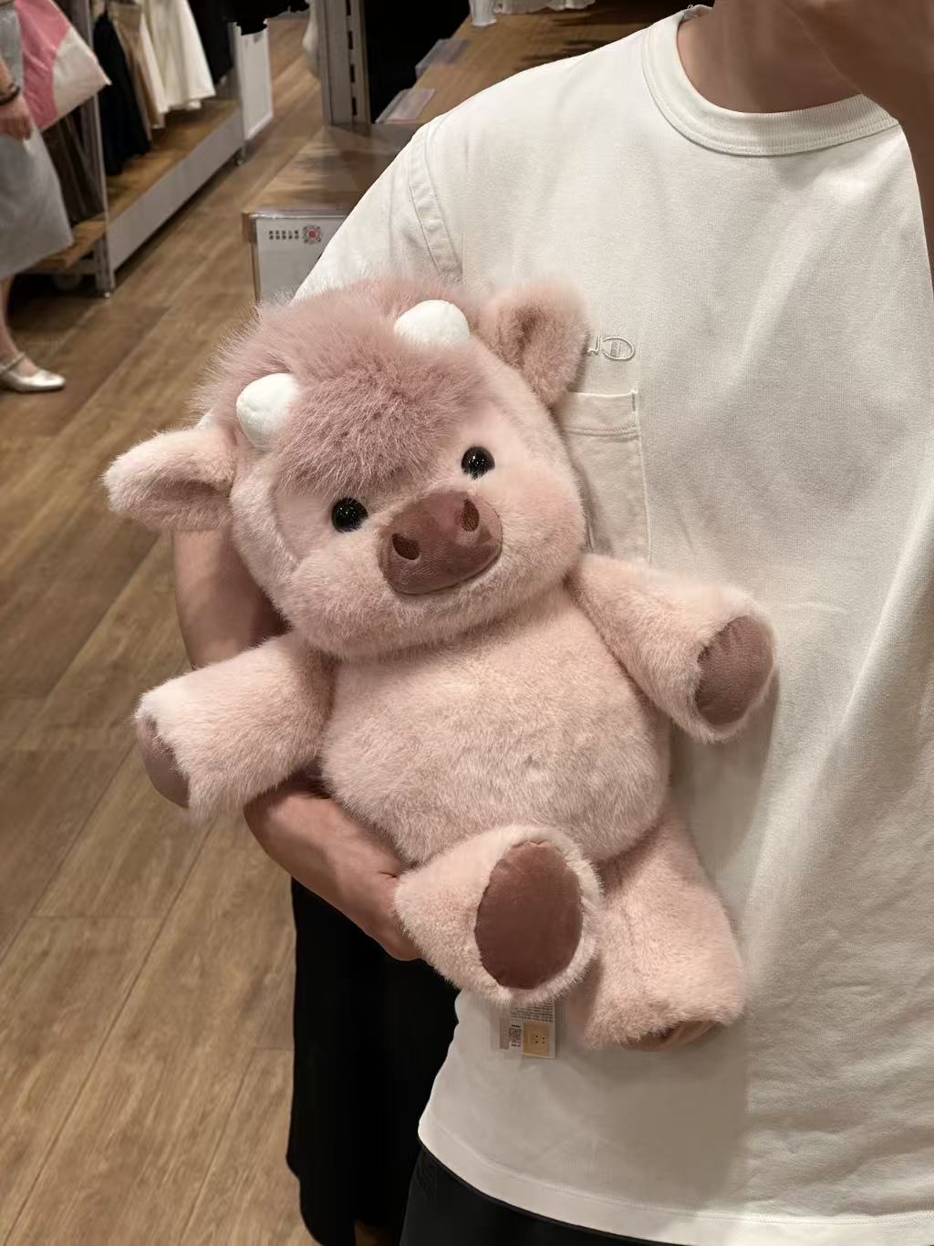 Running Scottish Highland Cow Stuffed Animal