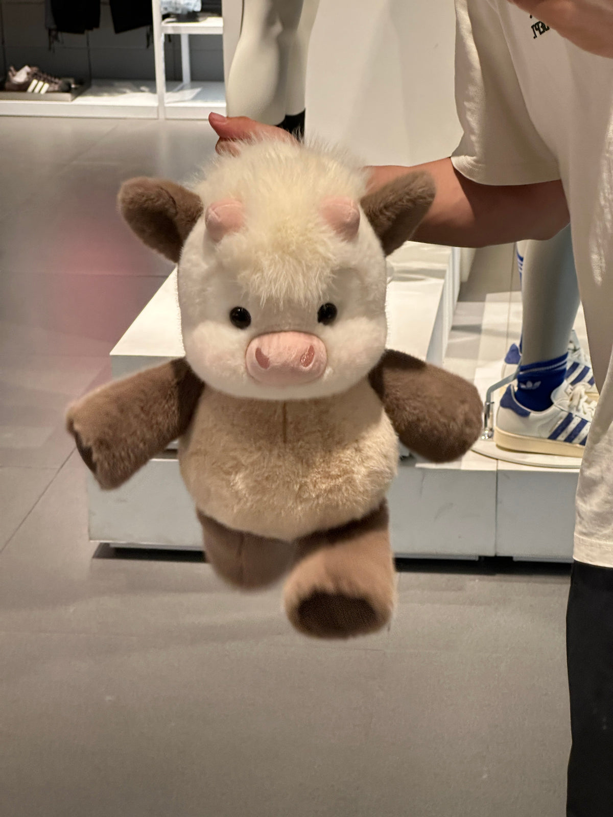 Running Scottish Highland Cow Stuffed Animal