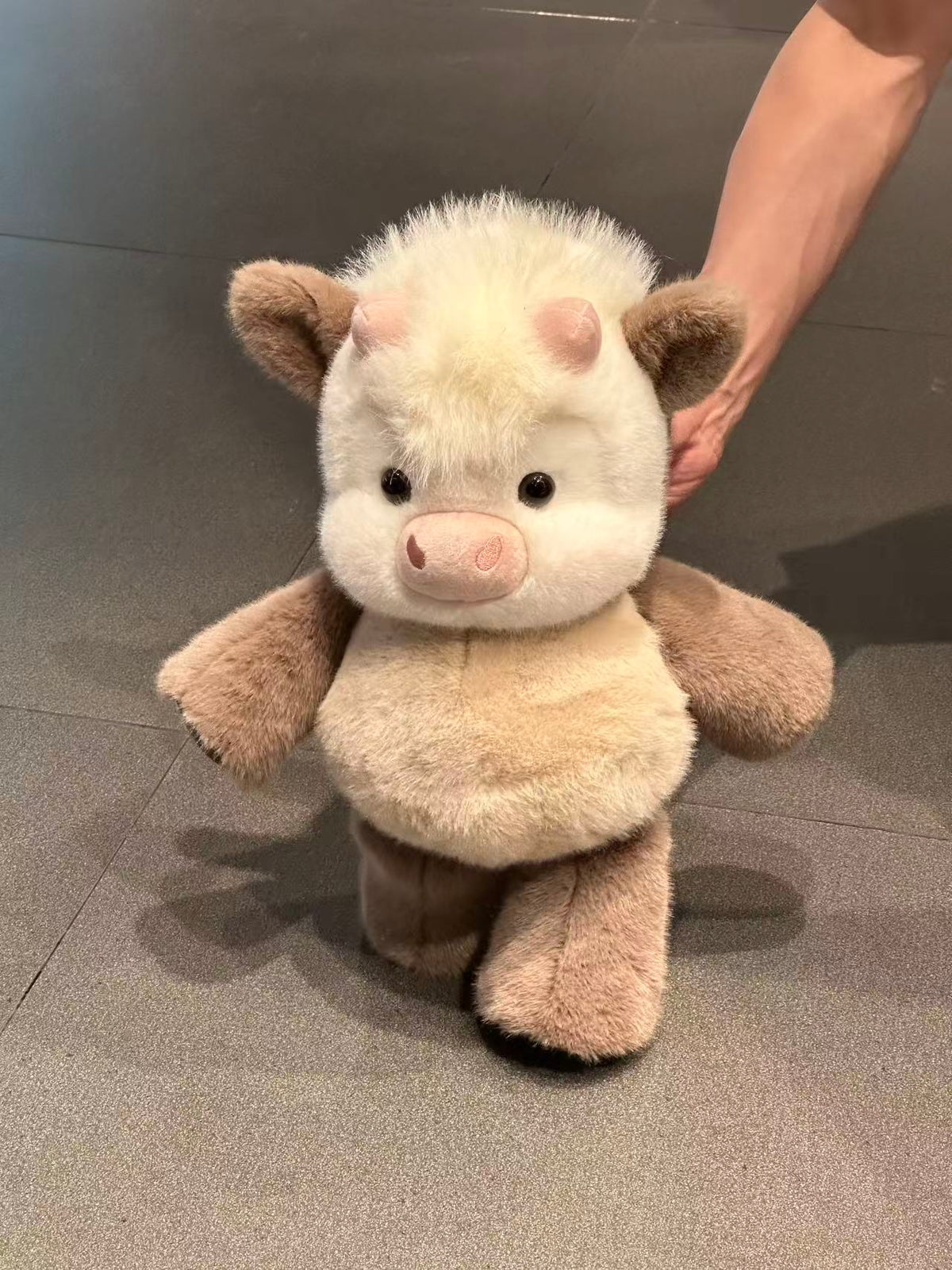 Running Scottish Highland Cow Stuffed Animal