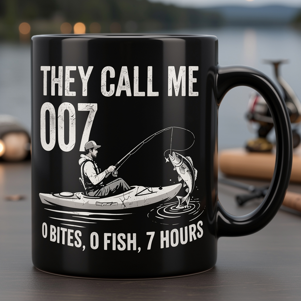 They Call Me 007 Funny Fishing Mug
