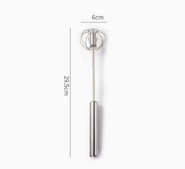 🔥Stainless Steel Semi-Automatic Whisk