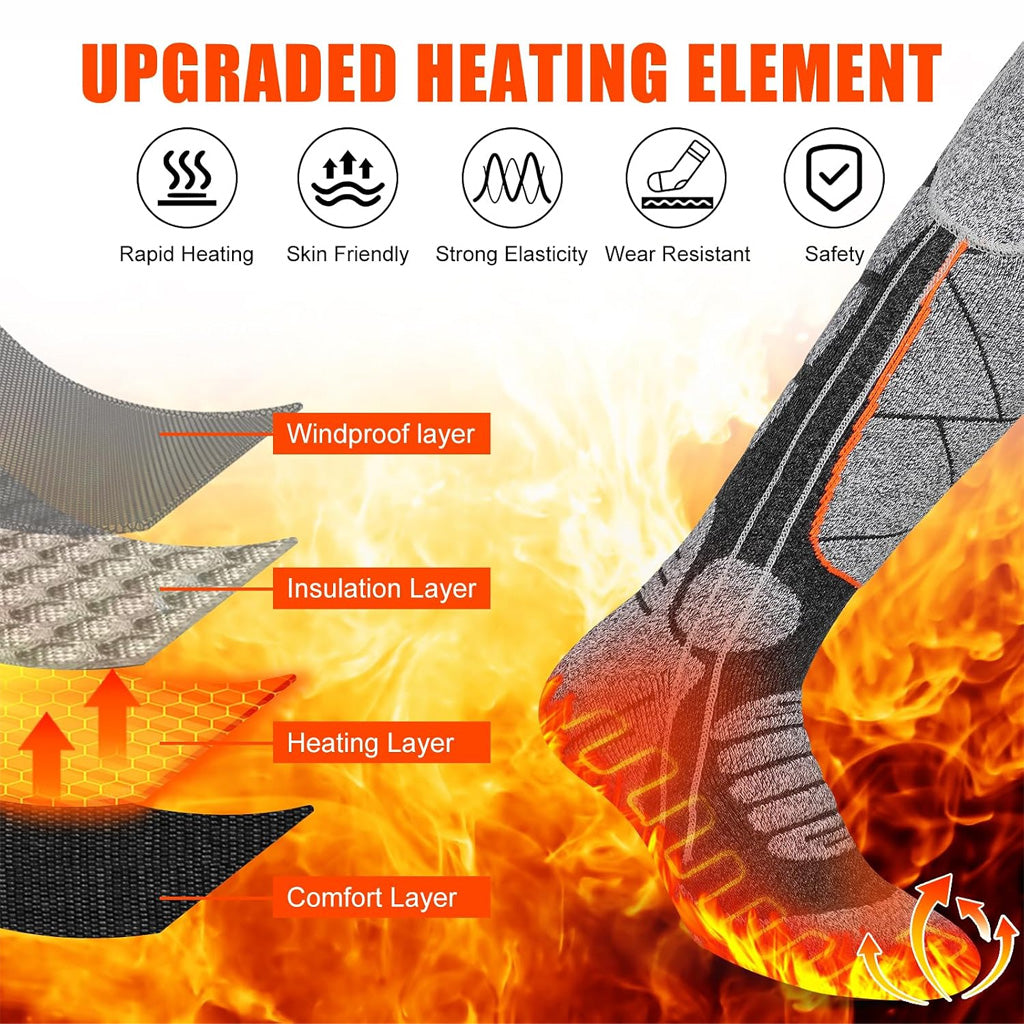 TYII™ Rechargeable Electric Thermal Heated Socks